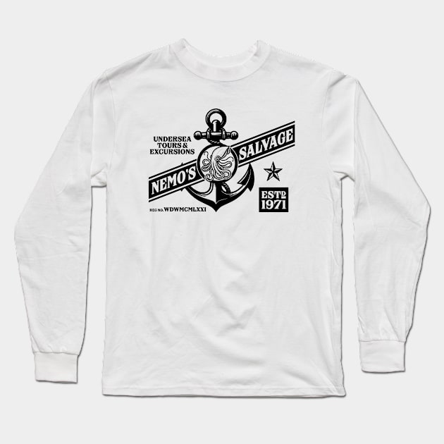 Nemo's Salvage (BL) Long Sleeve T-Shirt by PopCultureShirts